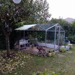Parc à Poules - Enclos 12m² Ø38mm 4x3x2,25m - Acier Galvanisé